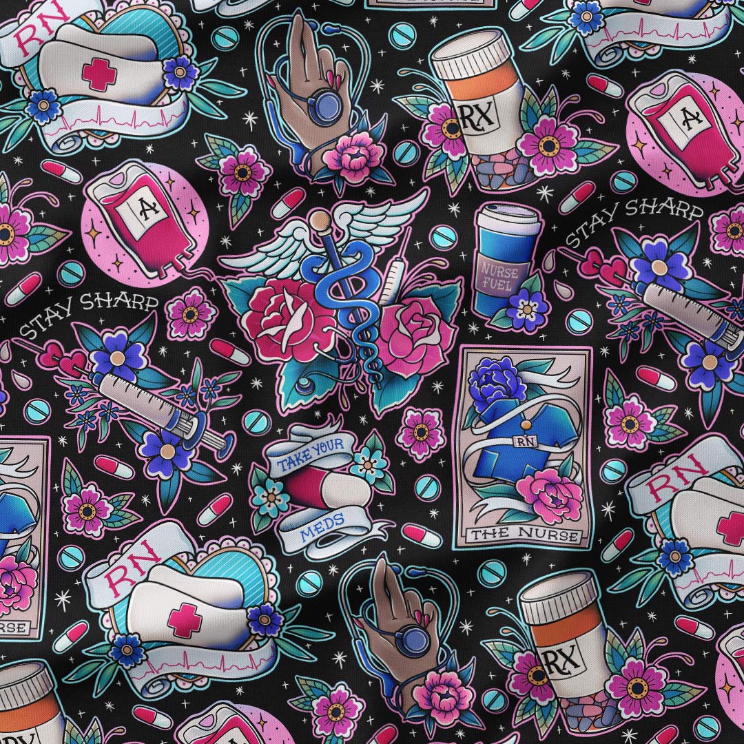 Nurse Bright Fabric