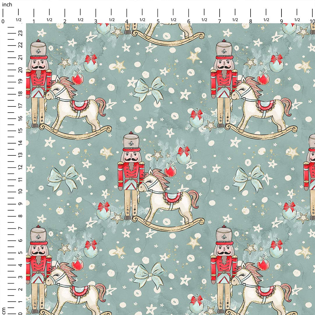 Nutcracker Grey Fabric