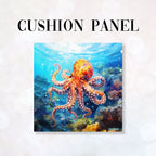 CUSHION Fabric Panel Octopus