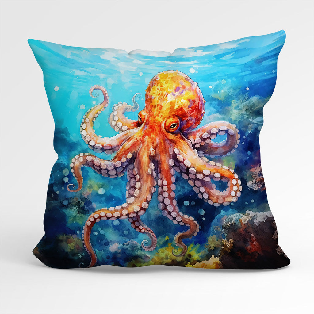CUSHION Fabric Panel Octopus