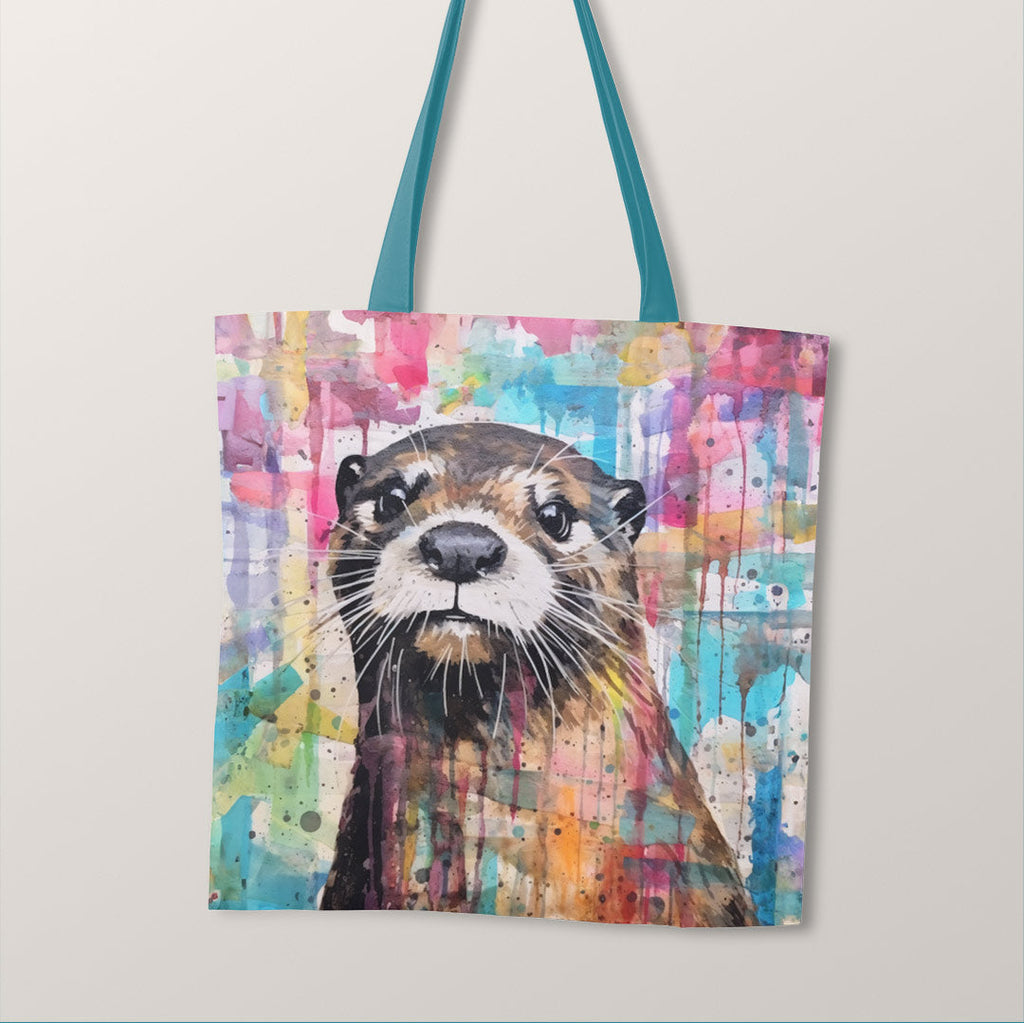 TOTE Otter Collage 1 Fabric Bag Panel TP-192