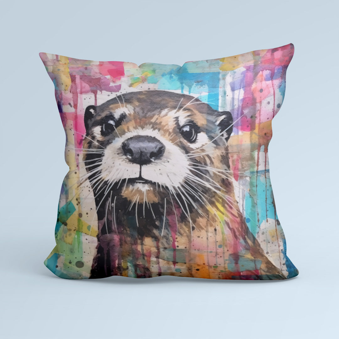 CUSHION Panel Otter Collage 1 CP-120