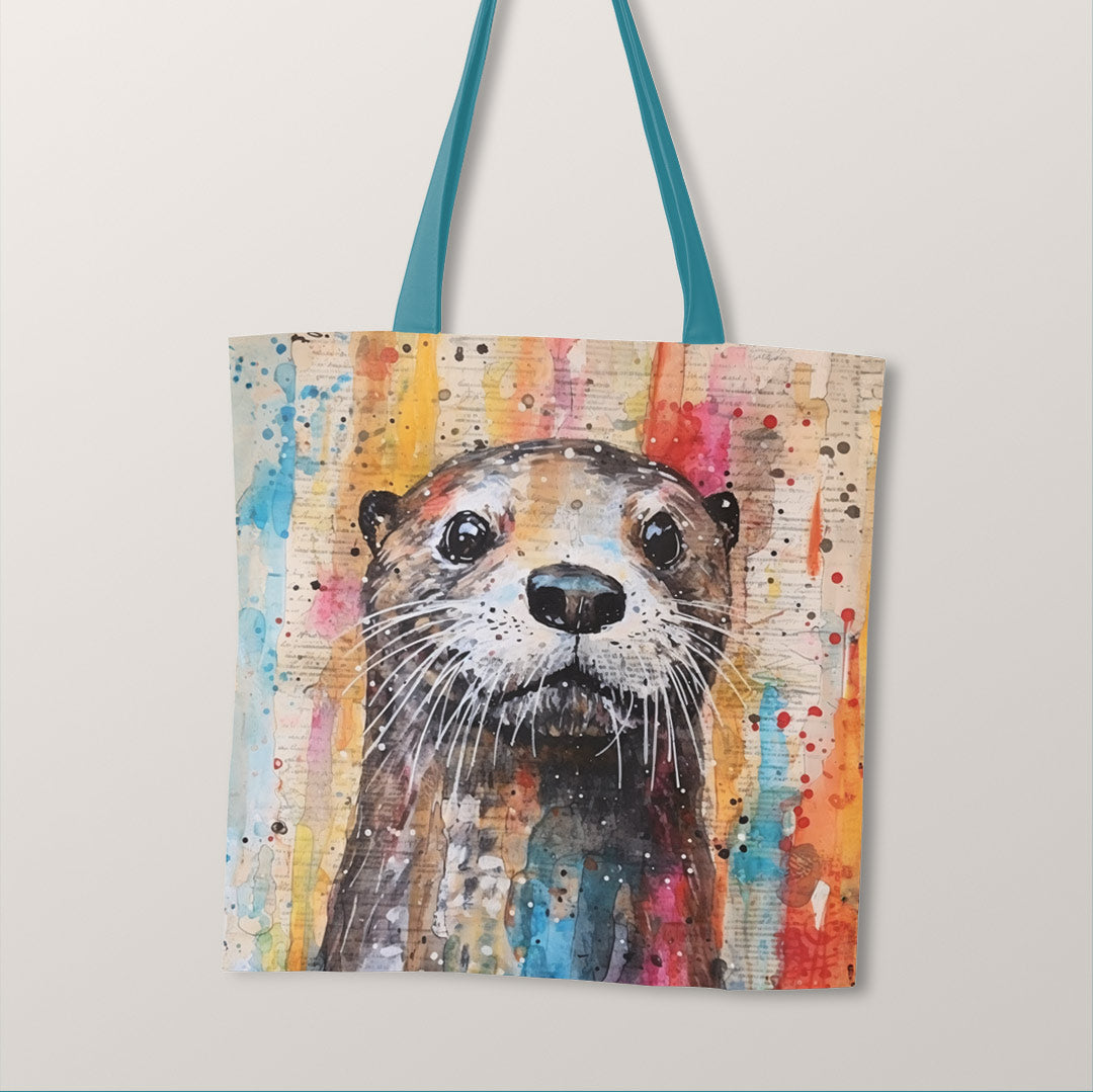 TOTE Otter Collage 2 Fabric Bag Panel TP-193