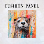 CUSHION Panel Otter Collage 2 CP-121