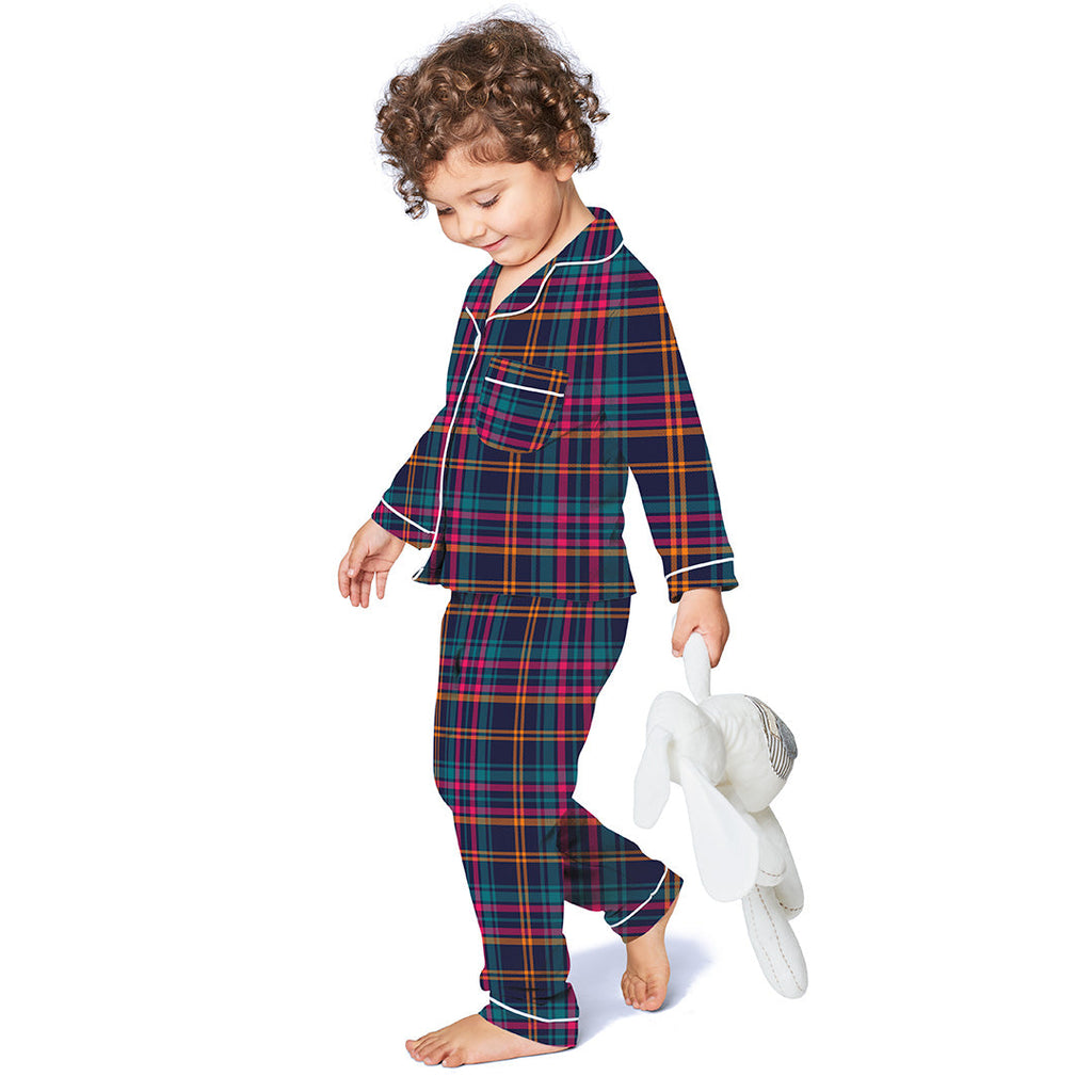 Blue Plaid Fabric 1436