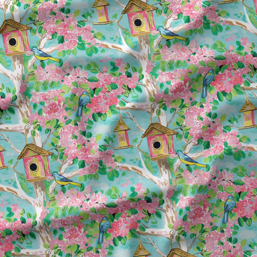 Spring Birds Fabric