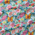 Spring Flowers Butterfly Fabric