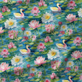 Spring Lilly Pond Fabric