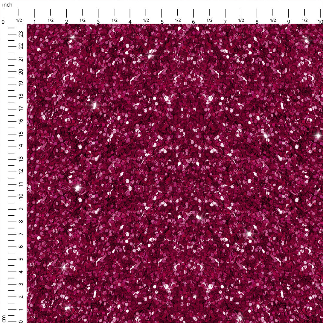 Dark Pink Glitter Fabric