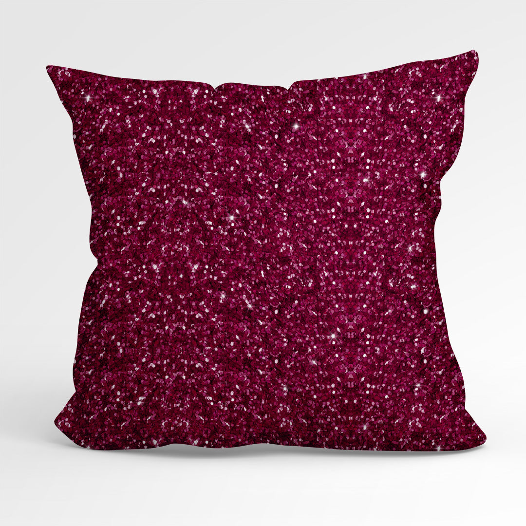Dark Pink Glitter Fabric