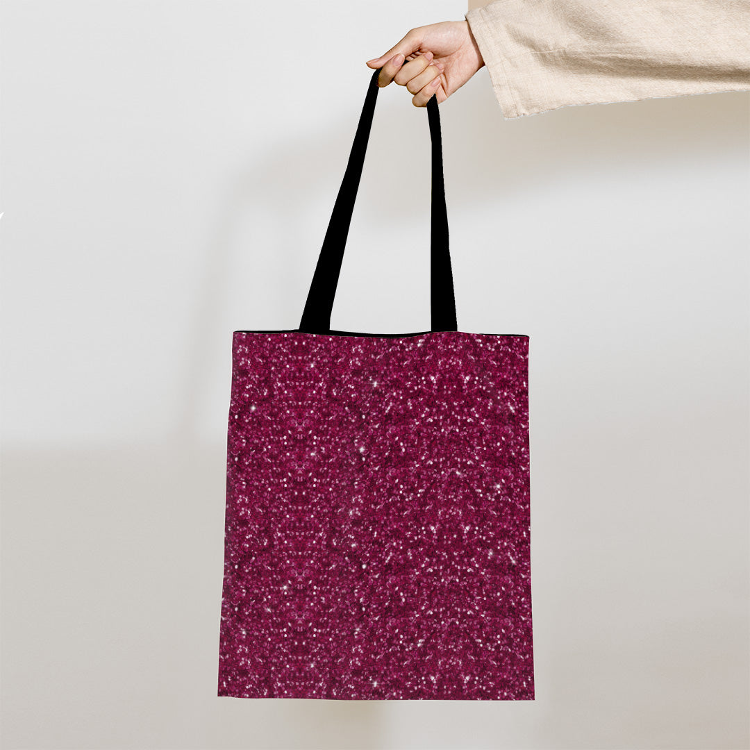 Dark Pink Glitter Fabric