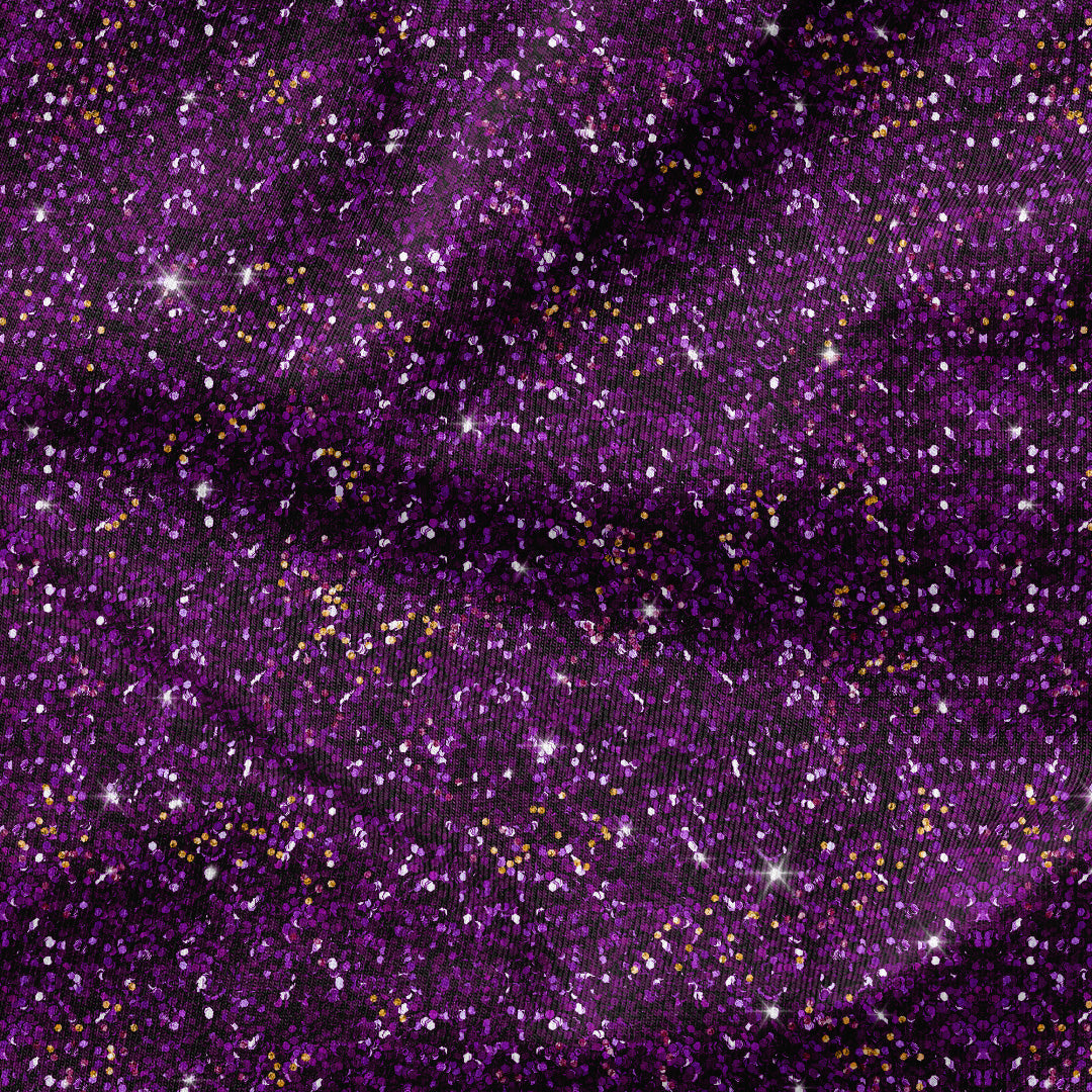 Dark Purple Glitter Fabric