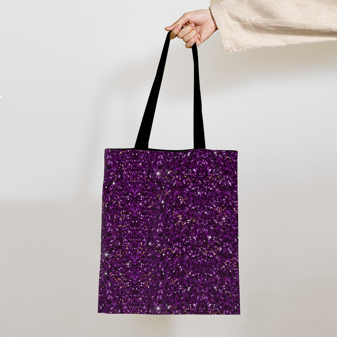Dark Purple Glitter Fabric