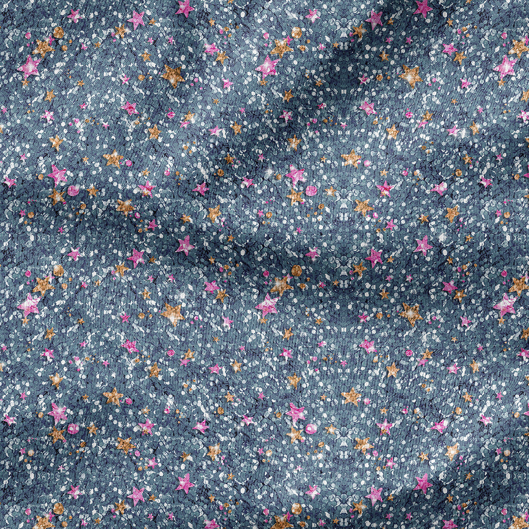LOL Mermaid Glitter Fabric