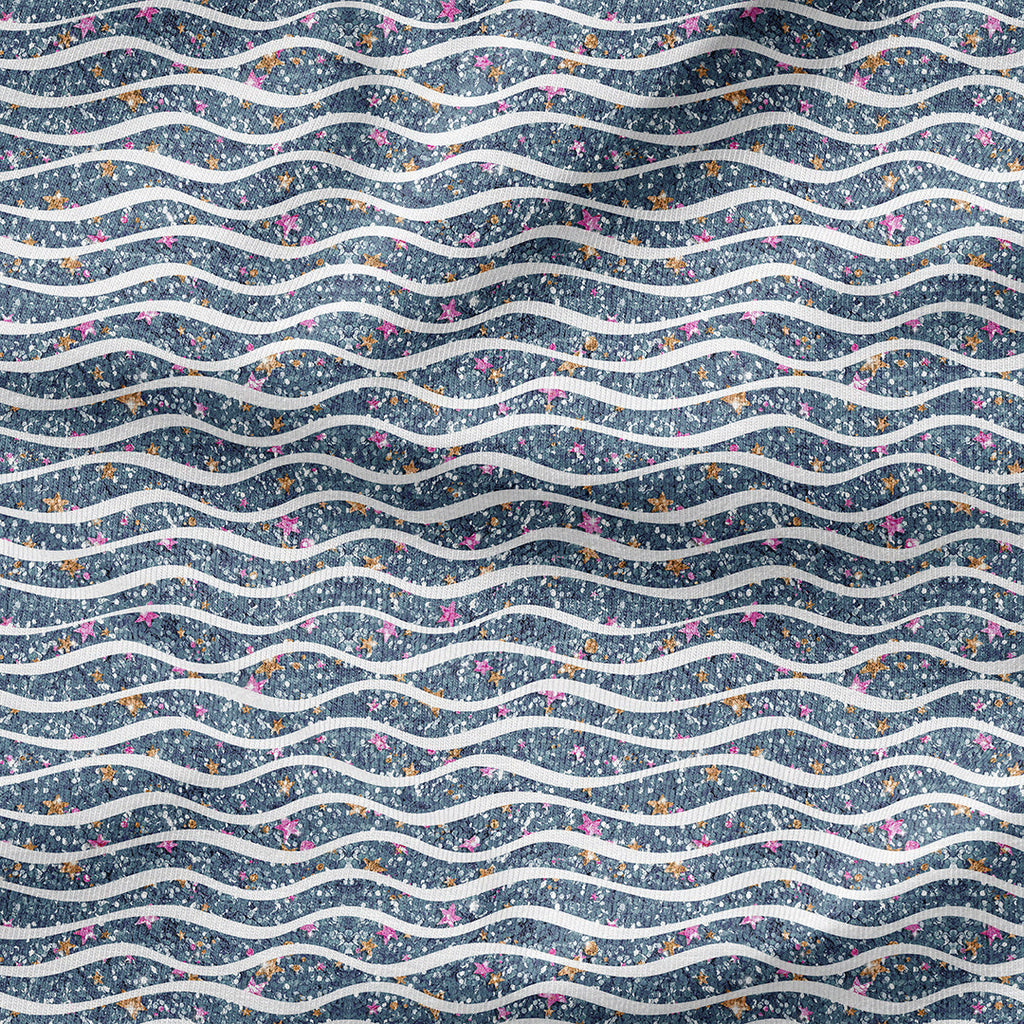 LOL Mermaid Party Waves Fabric