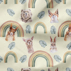 Rainbow Animals Fabric