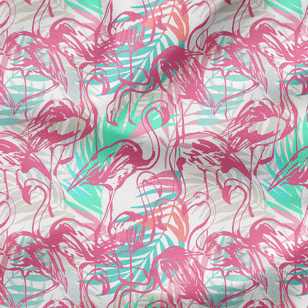 Pastel Flamingos Fabric