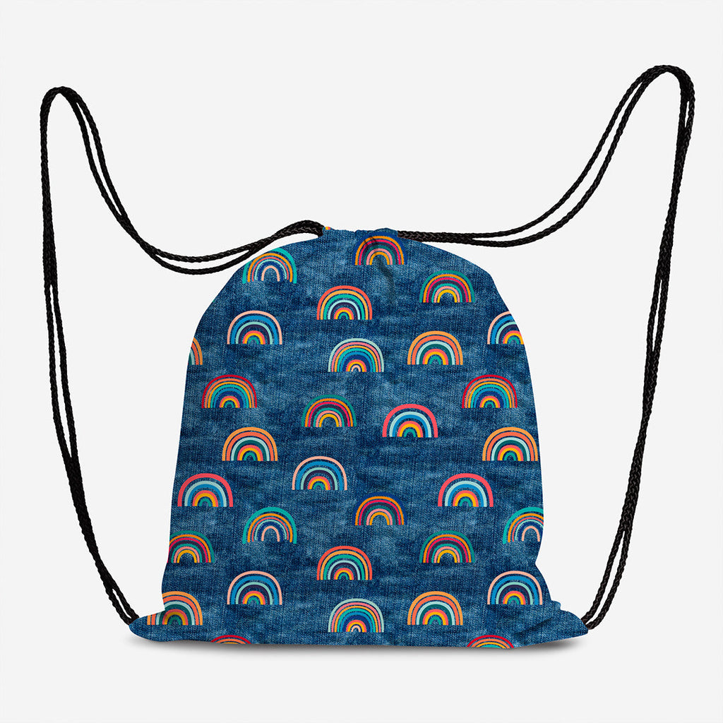 Rainbow Denim Fabric