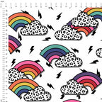 Rainbow Leopard Fabric