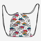 Rainbow Leopard Fabric