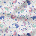 Unicorn Doodles Fabric