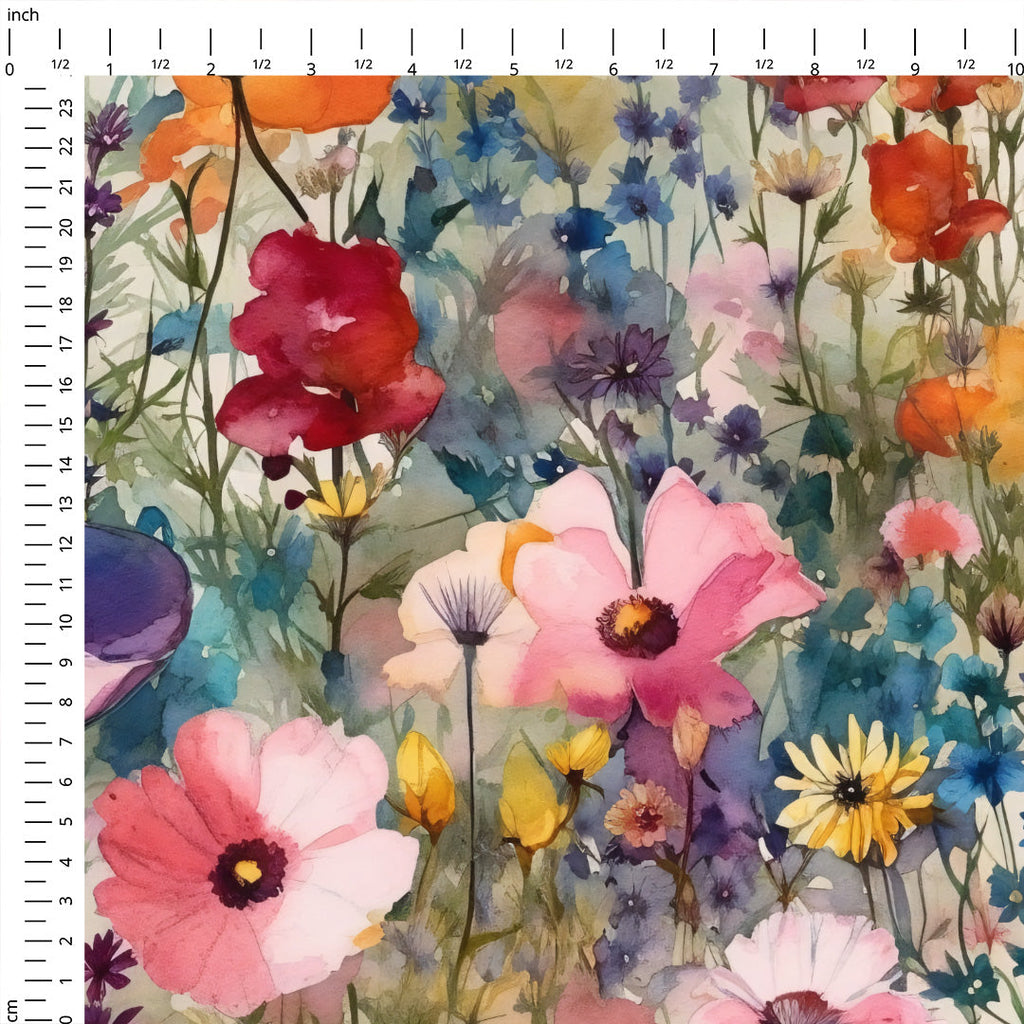 Watercolour Impressions 3 Fabric