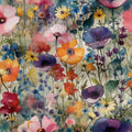 Watercolour Impressions 3 Fabric