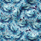 Whales Fabric