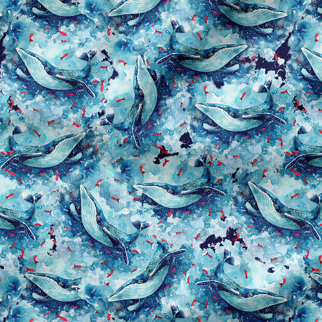 Whales Fabric