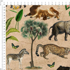 Wild Tropics Sand Fabric