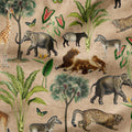 Wild Tropics Sand Fabric