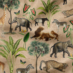 Wild Tropics Sand Fabric