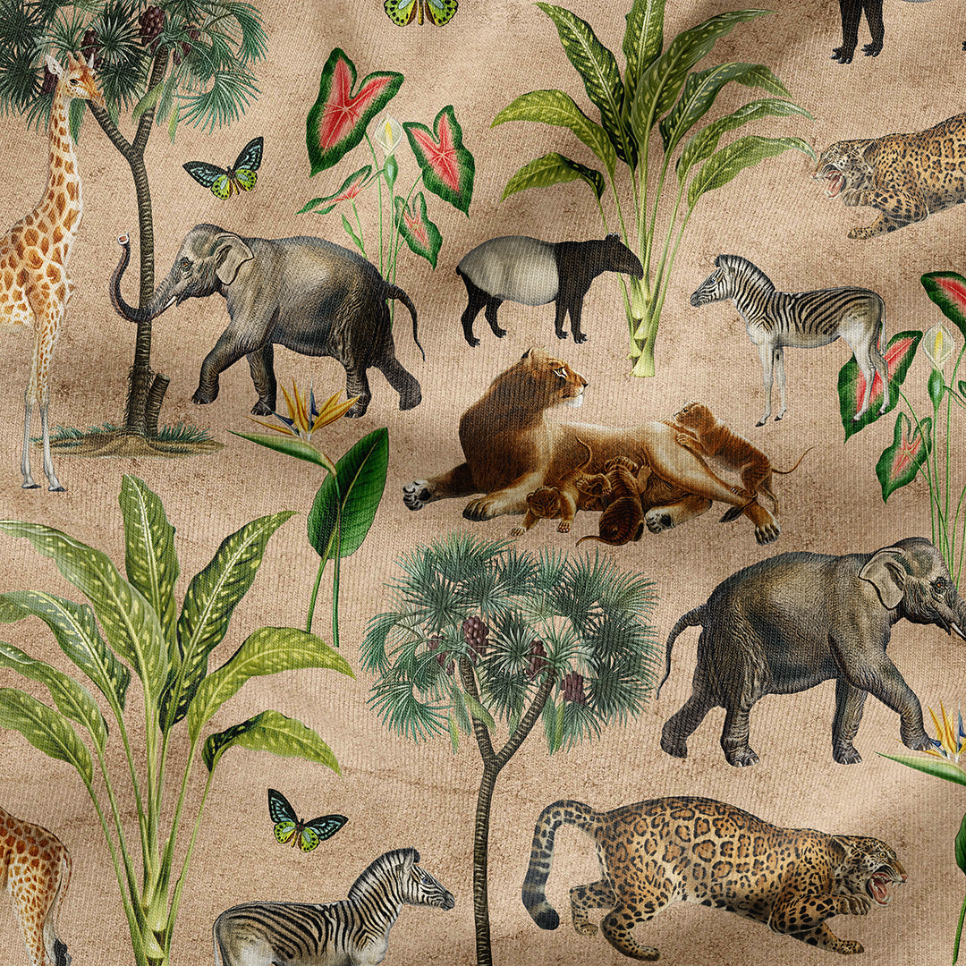 Wild Tropics Sand Fabric