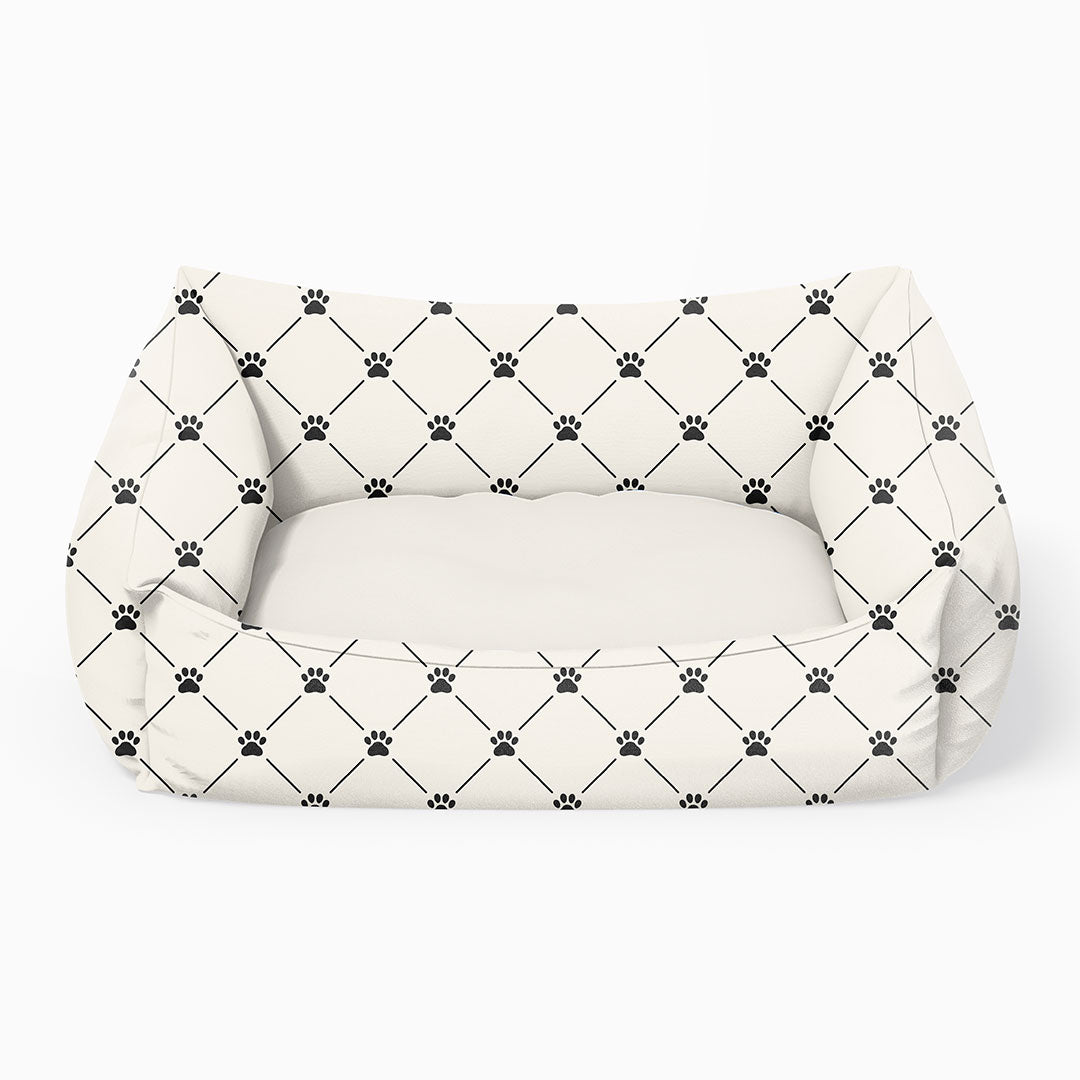 Royal Paw Prints Fabric