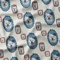 Westie Portraits Fabric