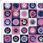 Patchwork Paws Fabric