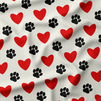 Paws & Hearts Fabric