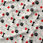 Bones & Hearts Fabric