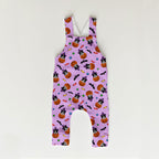 Halloween Collie Purple Fabric