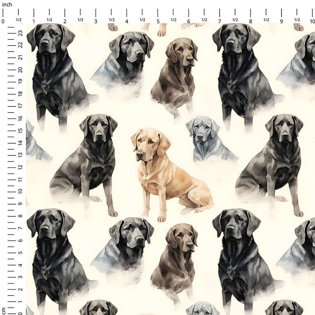 Labradors Fabric