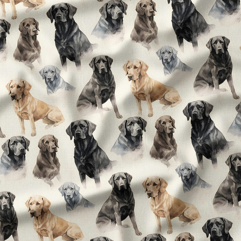 Labradors Fabric