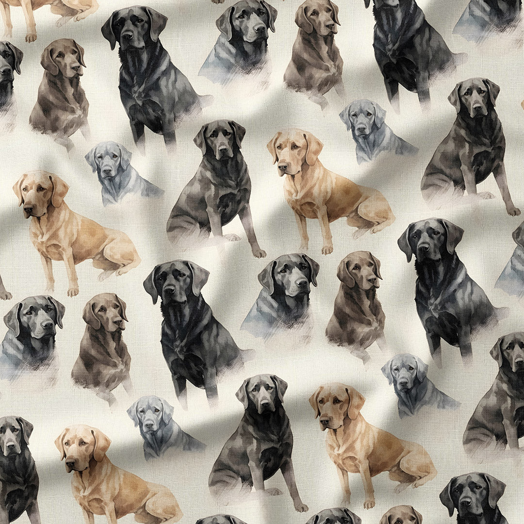 Labradors Fabric