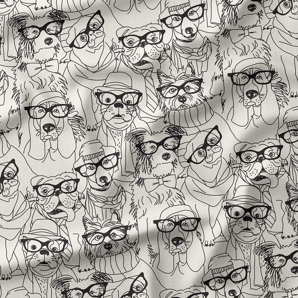 Dapper Dogs Fabric