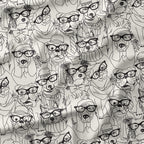 Dapper Dogs Fabric