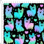 Cosmic Corgis Fabric