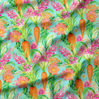 Summer Carrot Patch Fabric