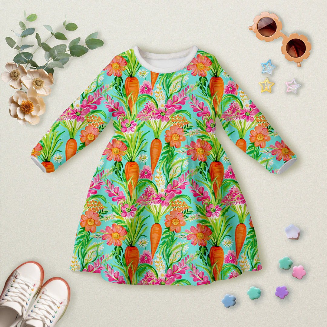 Summer Carrot Patch Fabric