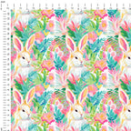 Summer Florals Bunny Fabric