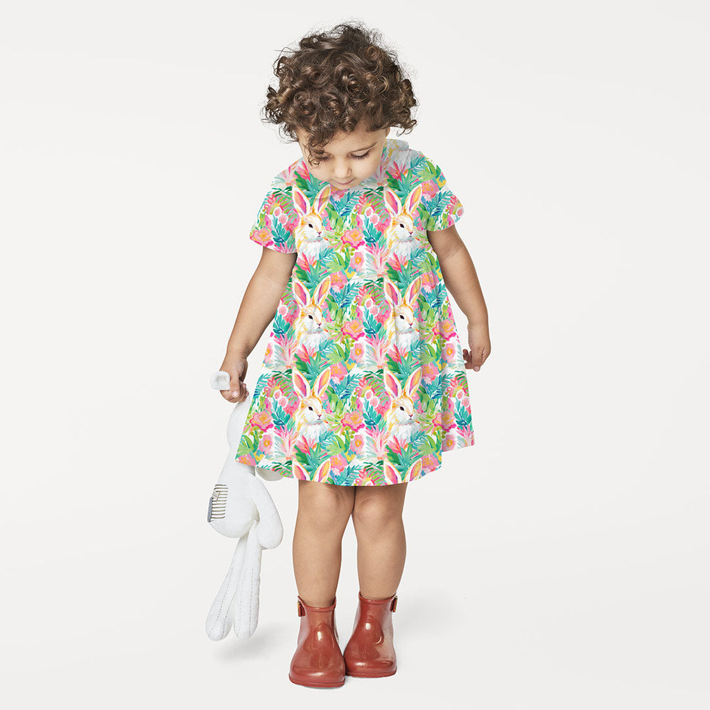 Summer Florals Bunny Fabric