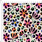 Painted Floral Abstract Fabric